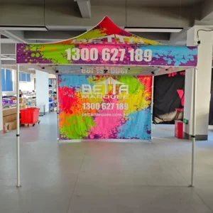 Custom-Print Pop-Up Canopy Advertising Tent for Summer Football Clubs