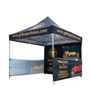Custom Printed 10 x 10 Advertising Folding Pop-Up Canopy Tent Trade Show Round Tent