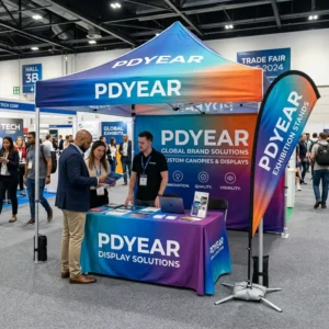 Custom Printed 10 x 10 ft and 10 x 20 ft Commercial Trade Show Canopy Tent