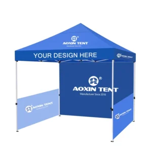 Custom Printed 10×10 Heavy Duty Waterproof Folding Pop up Canopy Tent for Outdoor Trade Show and Advertising Events