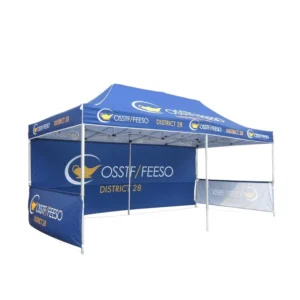 Custom Printed 10×10 Pop Up Gazebo Canopy Industrial Commercial Tent for Outdoor Events Europe Market Trade Shows Single