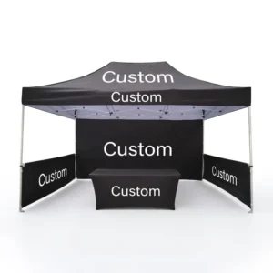 Custom Printed 10x10ft Advertising Canopy Tent 3x3m Outdoor Pop up Gazebo Trade Show Marquee for Promotion Event Market Food