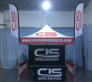 Custom Printed 10x10ft Heavy-Duty Waterproof Outdoor Trade Show Tent Easy-Up