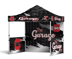 Custom Printed 3×3 Aluminum Folding Pop-Up Event Tent Display for Outdoor Parties and Weddings