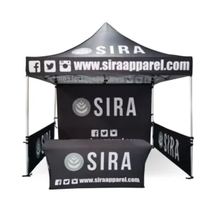 Custom Printed 3×3 Promotional Folding Pop up Tent Display Outdoor Event Awning Stand with Party Logo for Trade Shows