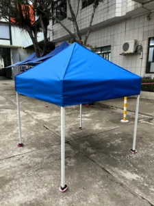 Custom Printed 5×5 Pop-up Canopy Tent Single Layer Steel Frame Quick Automatic Opening Gazebo for Outdoor Camping