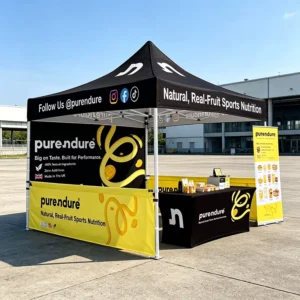 Custom Printed Advertising Tent for Outdoor Exhibition & Trade Show Foldable Brand Canopy Tent