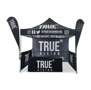 Custom Printed Aluminum Folding Trade Show Pop-Up Canopy Gazebo Awning Shelter Marquee for Outdoor Use