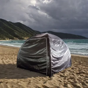 Custom Printed Blue Waterproof Fireproof Inflatable Spider Pop-Up Tent with Cover