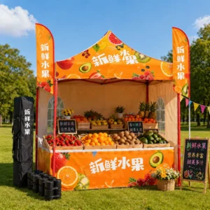 Custom Printed Canopy Tent Aluminum Frame Waterproof