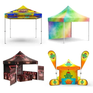 Custom Printed Exhibition Tent Canopy with Heavy-Duty Bag for Outdoor Events