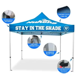 Custom Printed Folding 3x3M 10x10FT Pop-Up Marquee Gazebo Trade Show Tent