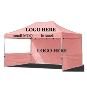 Custom Printed Heavy Duty Foldable Pop-Up Gazebo Canopy Tent, 10×10/10x20ft