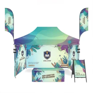 Custom Printed Heavy Duty Waterproof Outdoor Canopy Tent 10x10ft 10x15ft 10x20ft Foldable Marquee Trade Show