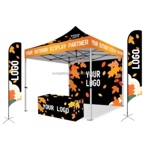Custom Printed Heavy Duty Waterproof Outdoor Canopy Tent 10x10ft 10x15ft 10x20ft Foldable Marquee for Automotive Trade Shows