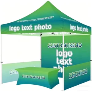 Custom Printed Indoor Outdoor Promotional Marquee Gazebos Folding Canopy Advertising Trade Show Tents with Brand Logo
