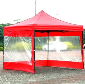Custom Printed Logo Digital Printing 1680D Steel Frame Gazebo 10×10 Tent for Exhibition