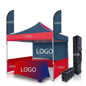 Custom Printed Logo Lightweight Business Conference and Expo Display Tent