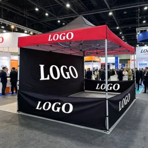 Custom Printed Logo Outdoor Aluminum Trade Show Tent 10ft 15ft 20ft Canopy Marquee Gazebo for Exhibitions and Events