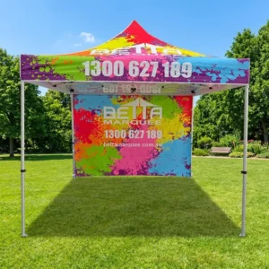 Custom Printed Logo Outdoor Aluminum Trade Show Tent with Mesh Window