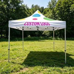 Custom Printed Logo Portable Quick-Install Outdoor Sunshade Pop-up Business Advertising Tent