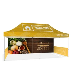 Custom Printed Marquee Pop-Up Canopy Trade Show Tent