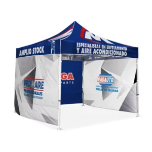 Custom Printed Marquee Trade Show Tent With 3 Full Side Walls Heavy Duty Advertising Outdoor 10×10 Custom Canopy Tent
