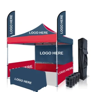 Custom Printed Outdoor Advertising Waterproof Rainproof 3×3 Awning Event Gazebo Promotion Pop up Frame Trade Show Tent