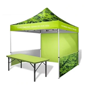 Custom Printed Outdoor Waterproof 10×10 3×3 Awning Gazebo Pop-Up Trade Show Tent