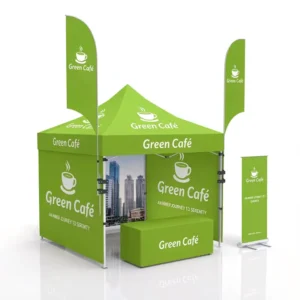 Custom Printed Oxford Waterproof UV-Resistant Pop-Up Canopy Tent, Foldable Outdoor Sports Exhibition Tent