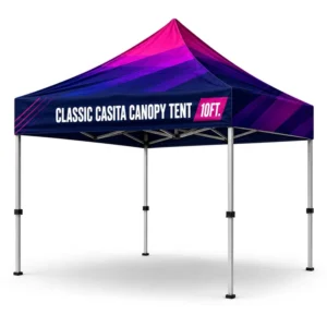 Custom Printed Pop-Up Advertising Tent for Show Booth, Waterproof UV-Proof, Portable 3×3 Tent