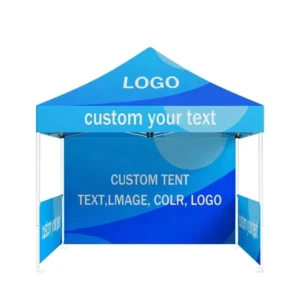 Custom Printed Pop up Canopy Tent 10×10 Aluminum Frame Advertising Tent for Outdoor Trade Exhibition Events