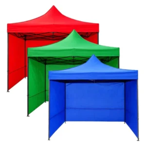 Custom Printed Pop up Canopy Tent Heavy Duty Steel Frame Folding Canopy for Trade Show and Commercial Events