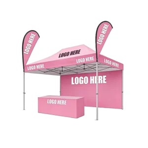 Custom Printed Pop up Tent Waterproof PVC Portable Trade Show Canopy Gazebo for Business Promotion