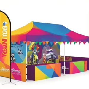 Custom Printed Rainproof 10×10 Canopy Tent for Indoor Outdoor Advertising for Events Gazebo Pop up Trade Shows Exhibitions