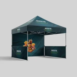 Custom Printed Steel Outdoor Trade Fair Advertising Canopy Tent