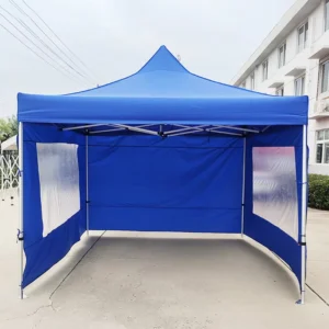 Custom Printed Steel Outdoor Trade Fair Canopy for Marketing and Advertising