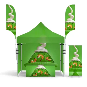 Custom Printed Tent with Carrying Bag Included