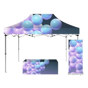 Custom Printed Tent with Flame Retardant Certification