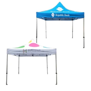 Custom Printed Waterproof Aluminum Pop-Up Canopy Tent, 10x10ft, for Trade Shows