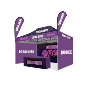 Custom Printed Waterproof Foldable Advertising Canopy Tent Aluminum Alloy Outdoor Events Trade Shows Custom Sizes Dye