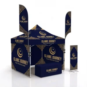 Custom Printed Waterproof Portable Aluminium 10x10ft Pop-Up Canopy Tent for Events and Weddings