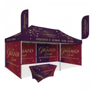 Custom Printing Canopy Tent 10ftx15ft (3mx4.5m) Marquee Pop up Folding Tent Aluminium Exhibition Trade Show Tent