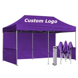 Custom Printing Easy Collapsible Pop up Canopy Dual Top Commercial Advertising 10x20ft Trade Show Canopy Tent for Events