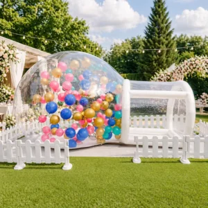 Custom Product Soft Play Blow up Bubble Tent Burbuja Inflable Bouncy Bubblehouse Jump Inflatable Bubble Balloon House