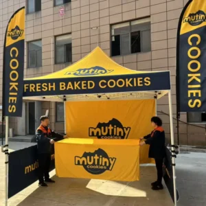 Custom Promotional Sunscreen Oxford Fabric Waterproof Flame-retardant Portable UV Resistant Aluminum Alloy Canopy Tent