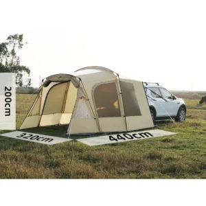 Custom SUV Vehicle Side Awning Tent with Oxford Fabric Four Season Waterproof Quick Automatic Opening for Car Camping