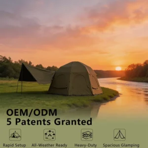 Custom Sample Fast Delivery Inflatable Camping Tent for Camping