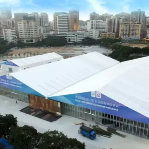 Custom Single White PVC Waterproof Marquee Tent for Outdoor Party Trade Show Exhibition