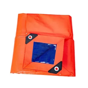 Custom Size 20’x40′ 6x12m PE-Coated Waterproof Tent Tarp Ultralight Patio Tarp 160 GSM Virgin Tarpaulin